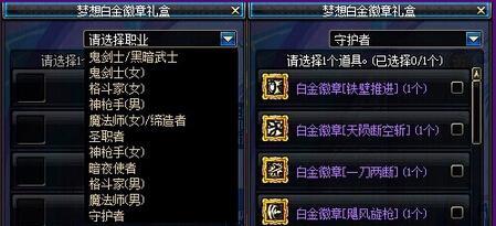 dnf白金徽章如何镶嵌？传承装备上镶嵌白金徽章的步骤是什么？