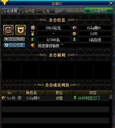 如何查看地下城工会信息？