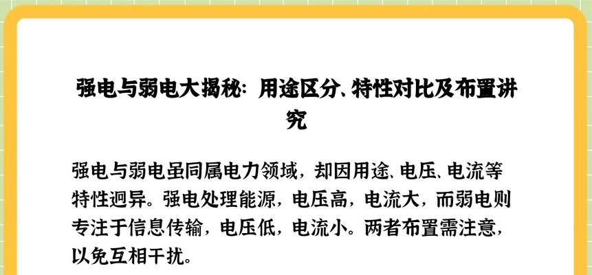 24v电源线属于强电吗？了解其分类的重要性是什么？