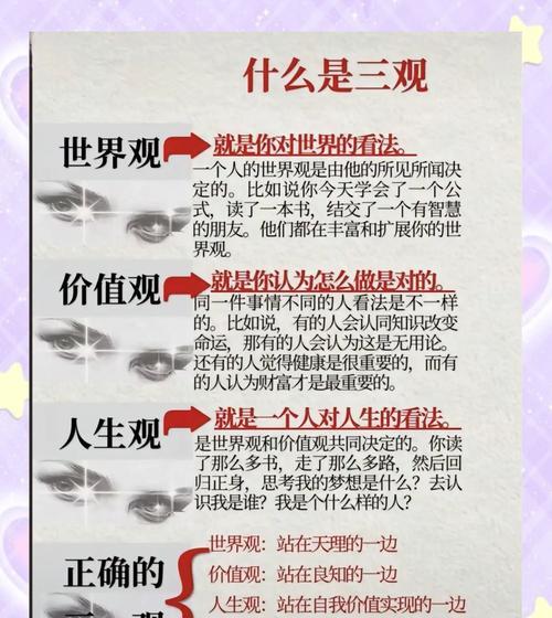 三观塑造人生，哪三观最重要（探讨人生三观的重要性与影响）