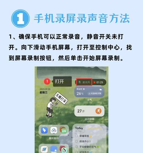 屏幕录制软件使用指南（如何轻松录制屏幕视频带有清晰声音）