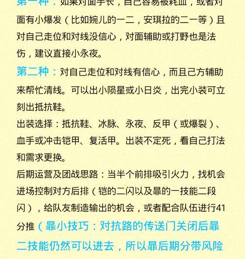 匹配中路时应注意哪些策略？