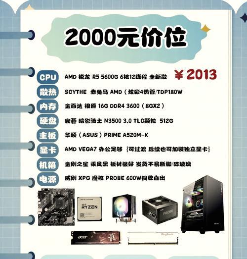 2024年台式电脑主流配置推荐（打造高效办公与畅享游戏的台式电脑）
