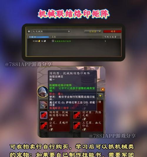 魔兽世界中如何查看宠物信息？