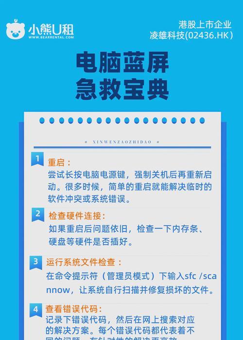 电脑蓝屏的原因及解决方法（如何应对电脑蓝屏）